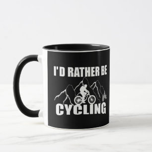 Taza Regalo divertido de citas de ciclismo