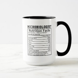 Taza Regalo divertido de datos nutricionales para micro
