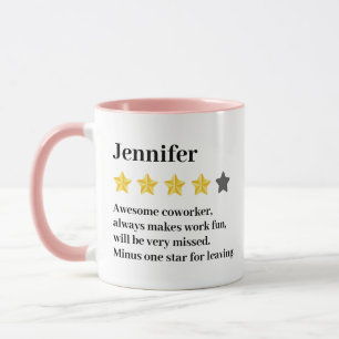 Taza Regalo Divertido de Despedida para Compañero de Tr