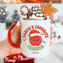 Regalo divertido de Navidad para el profesor favor