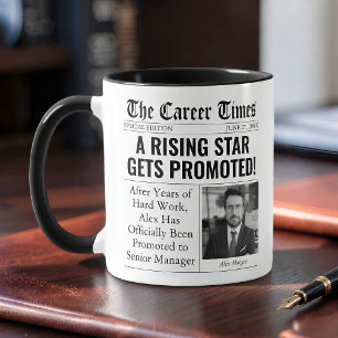 Taza Regalo Divertido de Promoción titular de periódico