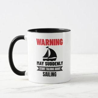 Taza Regalo divertido de vela para capitán de barco de