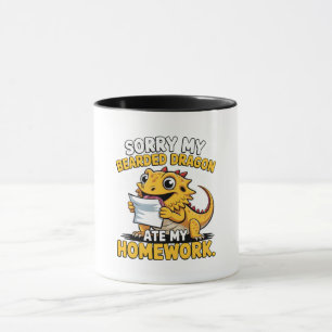 Taza Regalo divertido para amantes de dragones barbudos