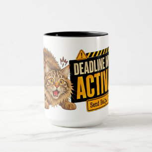 Taza Regalo divertido para amantes del café en modo pla