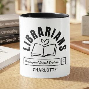 Taza Regalo Divertido para Bibliotecarios Amantes de lo