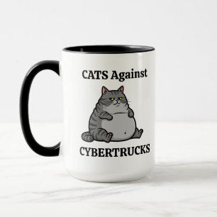 Taza Regalo divertido para feminista, gato, café, amigo