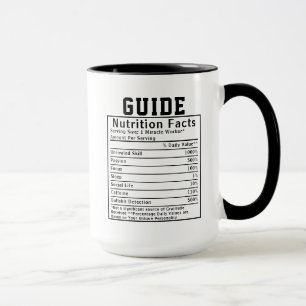 Taza Regalo divertido para instructor de datos nutricio