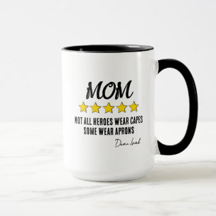 Taza Regalo divertido para mamá heroína jefe día de las