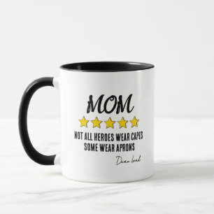 Taza Regalo divertido para mamá heroína jefe día de las