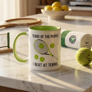 Taza Regalo divertido para tenistas