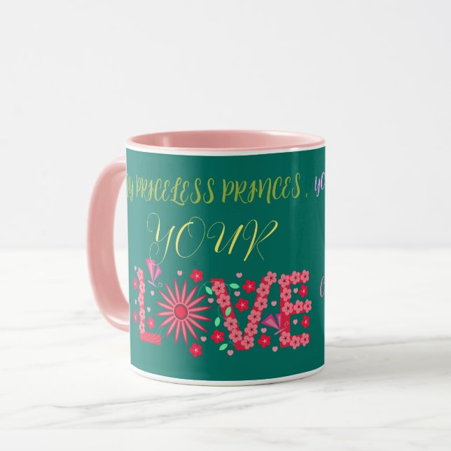Taza REGALO el día de San Valentín PARA NOVIA, ESPOSA,  (Anverso izquierdo)