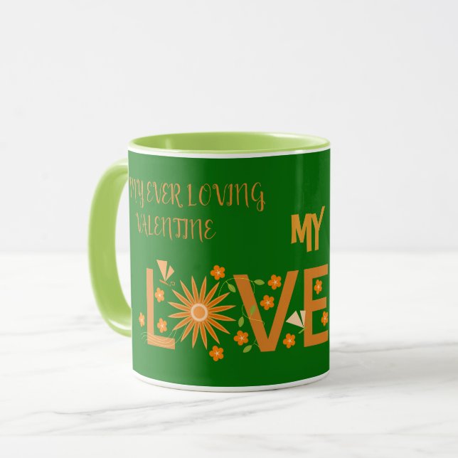 Taza REGALO el día de San Valentín PARA NOVIA, ESPOSA,  (Anverso izquierdo)