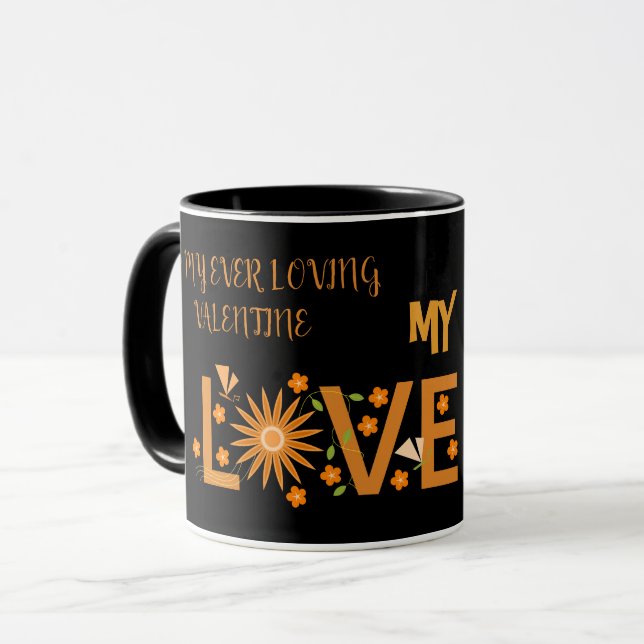 Taza REGALO el día de San Valentín PARA NOVIA, ESPOSA,  (Anverso izquierdo)