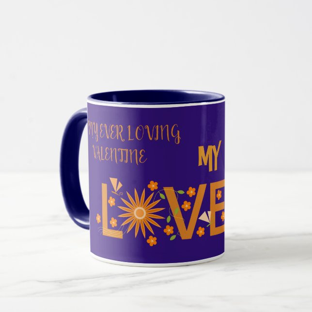 Taza REGALO el día de San Valentín PARA NOVIA, ESPOSA,  (Anverso izquierdo)