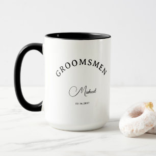 Taza Regalo elegante personalizado para padrinos con le