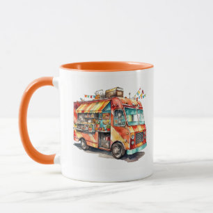 Taza regalo especial de camión de comida