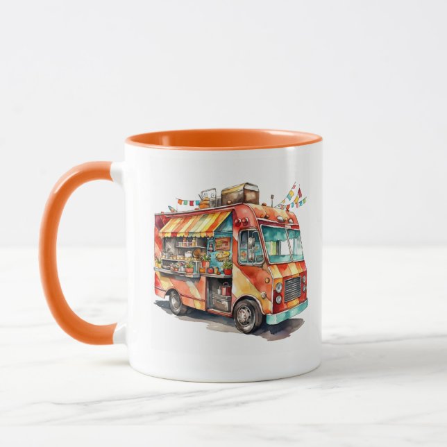 Taza regalo especial de camión de comida (Izquierda)