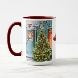 Taza Regalo fotográfico de Santa Claus para la abuela
