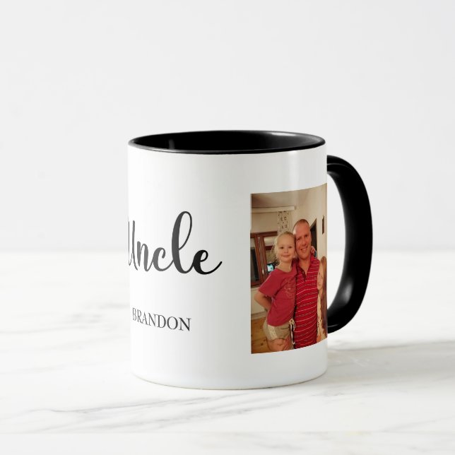 Taza Regalo fotográfico personalizado para tío Coffee M (Anverso derecho)