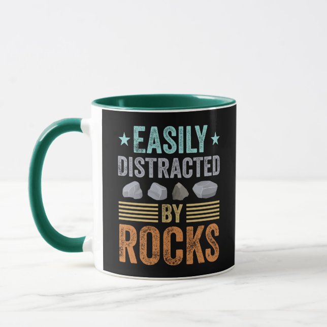 Taza Regalo geológico fácilmente distrado por Rocks Roc (Izquierda)
