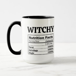 Taza Regalo liberal feminista de astrología de bruja de