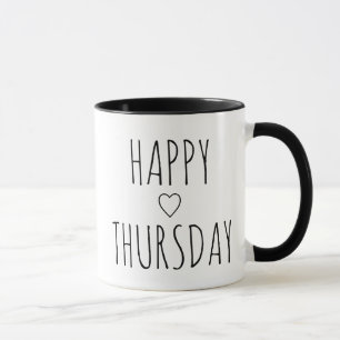 Taza Regalo Minimalista de Buena Energía Gratitud Posit
