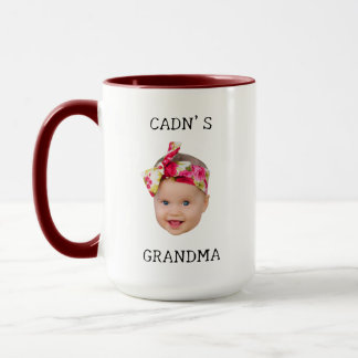 Taza Regalo moderno personalizado de cara de bebé para