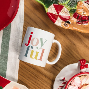 Taza Regalo navideño moderno y colorido de Navidades al