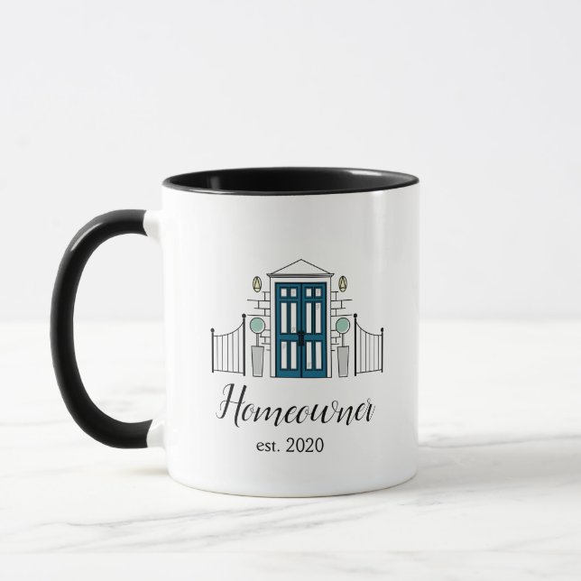 Taza regalo para el cambio de hogar, nuevo propietario, (Izquierda)