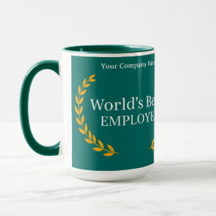 Taza Regalo para el mejor empleado del mundo de alto re