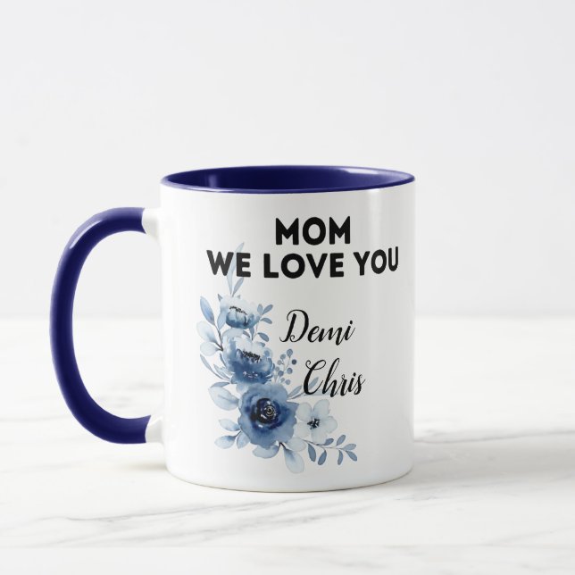 Taza Regalo para la madre Personalizado Mug con nombre  (Izquierda)