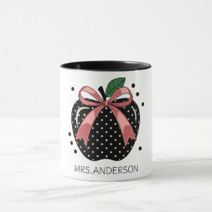 Taza Regalo para maestros Manzana Coqueta