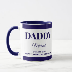 Taza Regalo para Papá con Nombres