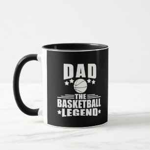 Taza Regalo para papá de baloncesto