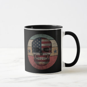 TAZA REGALO PATRIÓTICO DE LA BANDERA ESTADOUNIDENSE DE 