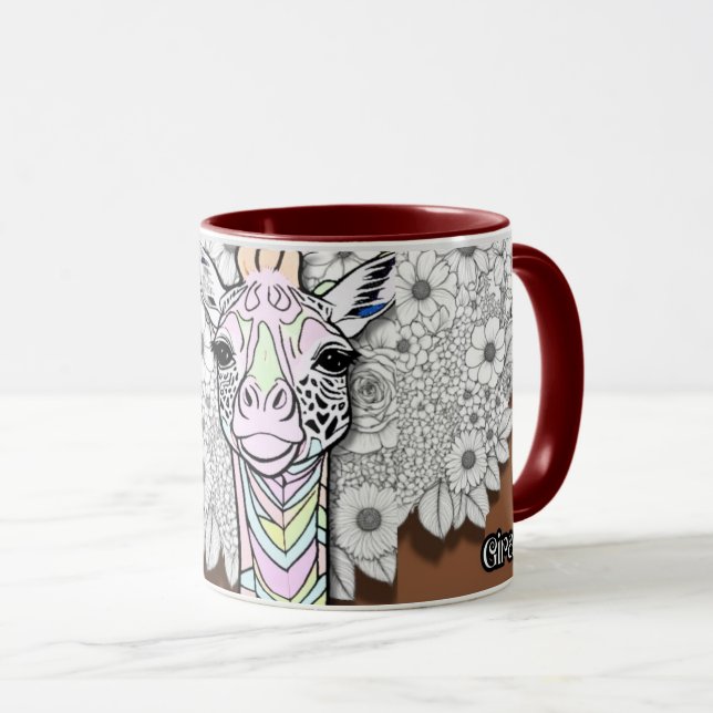 Taza regalo perfecto Giraffe lover mug (Anverso derecho)