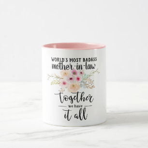 Taza Regalo personalizable para la suegra más MALA del 