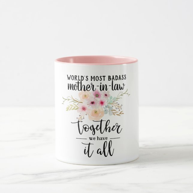 Taza Regalo personalizable para la suegra más MALA del  (Centro)