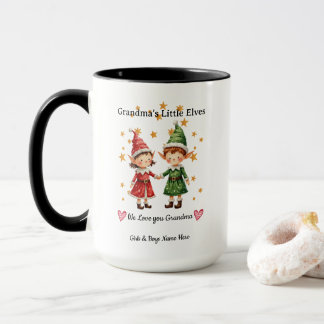 Taza Regalo Personalizado de Nietos Los Pequeños Duende