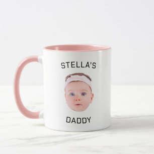 Taza Regalo personalizado de papá con foto de bebé