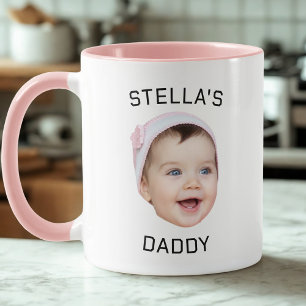 Taza Regalo personalizado de papá con foto de bebé