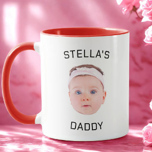Taza Regalo personalizado de papá con foto de bebé