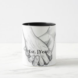 Taza Regalo personalizado de San Valentín para parejas