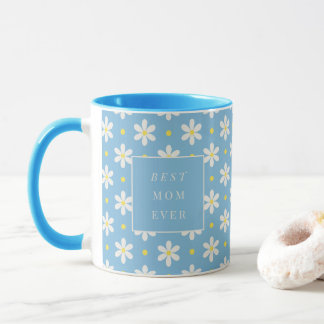 Taza Regalo personalizado del Día de la Madre Daisy per