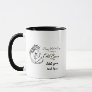 Taza Regalo Personalizado del Día de la Madre Mi Vieja