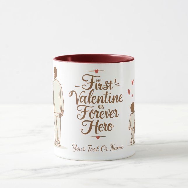 Taza Regalo personalizado del Día de San Valentín para  (Centro)