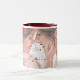 Taza Regalo Personalizado Floral Conmovedor