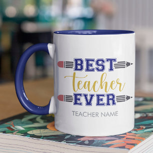 Taza Regalo Personalizado Mejor Profesor - Regalo Perso