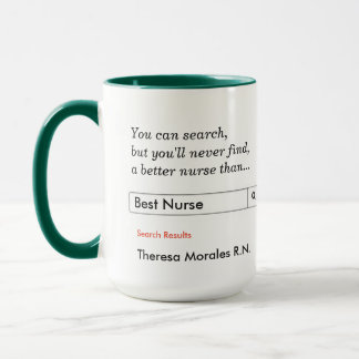 Taza Regalo personalizado para enfermeras