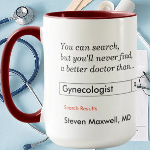 Taza Regalo personalizado para ginecólogo